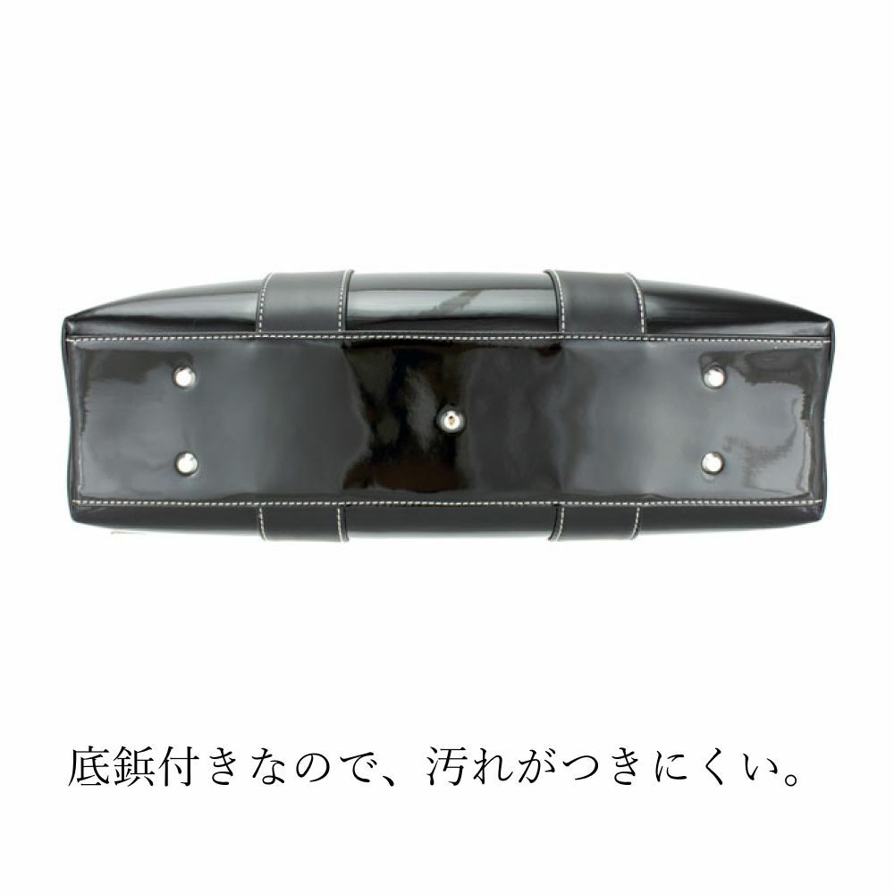 セレブトートA4収納 トートバッグ エナメル【濱野皮革工藝