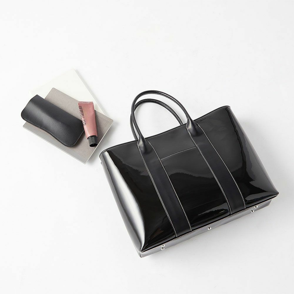 セレブトートA4収納 トートバッグ エナメル【濱野皮革工藝