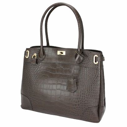 クロコ クラッシーアーバントートA4 収納 トートバッグ【濱野皮革工藝
