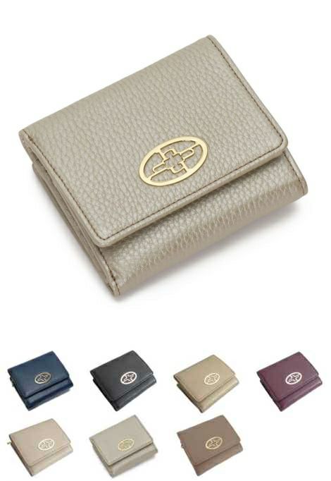 フィオーレ ミニウォレット三つ折り財布【濱野皮革工藝 HAMANO