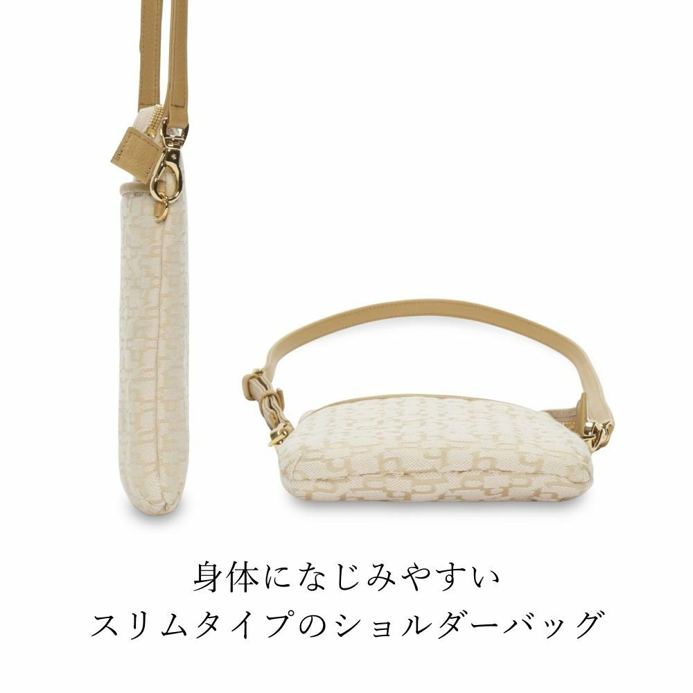 ハナエルジャガードショルダーバッグ【濱野皮革工藝 HAMANO