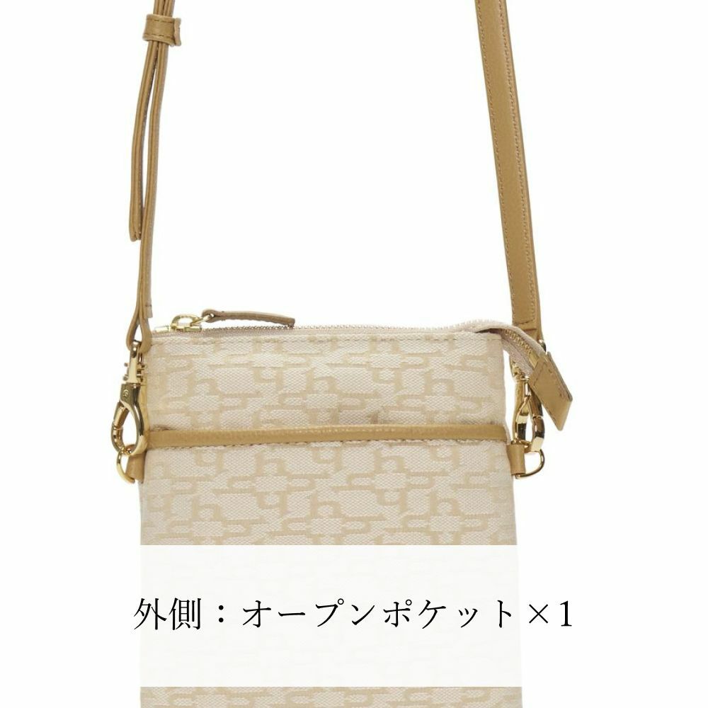 ハナエルジャガードショルダーバッグ【濱野皮革工藝 HAMANO