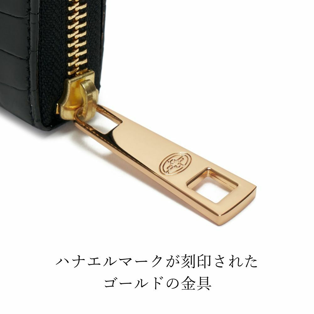 クロコダイルウォレットミニウォレット 財布【濱野皮革工藝