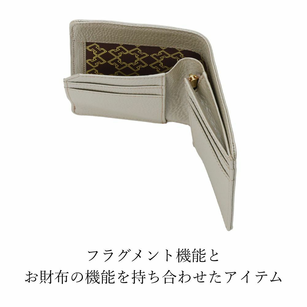 濱野皮革工藝 HAMANO】皇室御用達 ハナエル 二つ折り財布